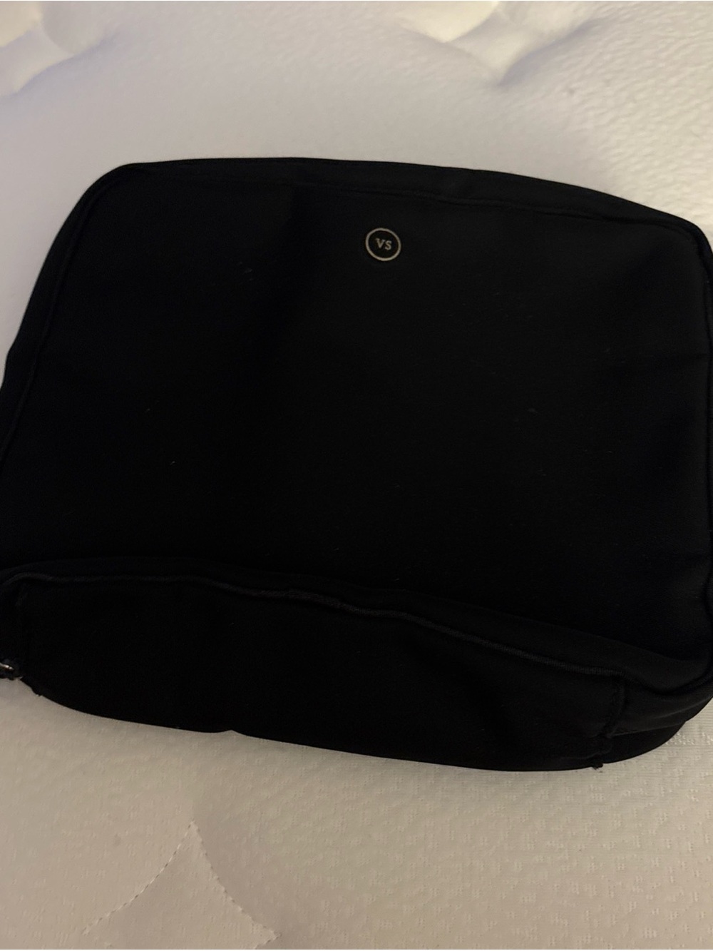 Victoria's Secret Travel Hanging Toiletry Bag Black Waterproof Case